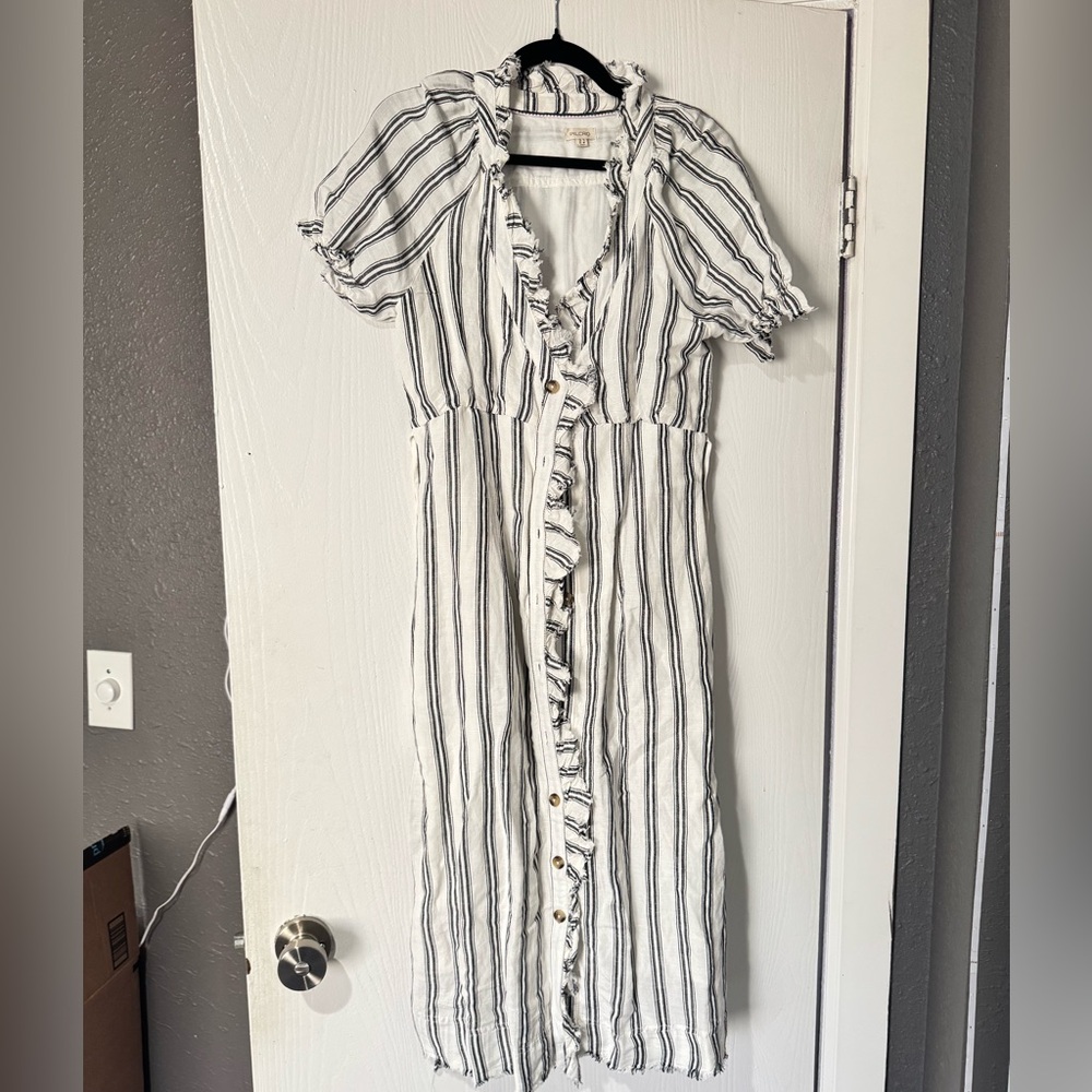 Bundle 3 for $20 - Pilcro Black and White Striped Dress